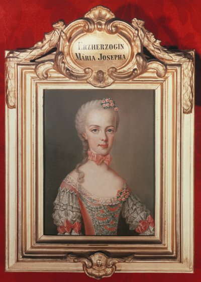 Erzherzogin Maria Josepha (1751-67), Tochter von Franz I. und Kaiserin Maria Theresia von Österreich, 1762 von Jean Étienne Liotard